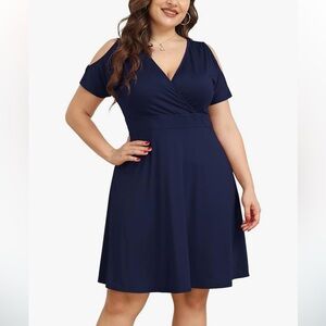 Navy Blue Cocktail Dress